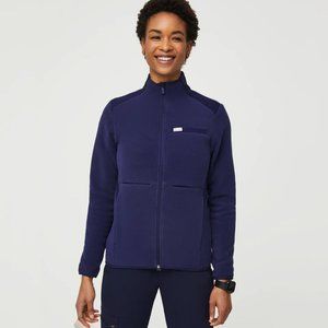 Figs On-Shift™ Navy Fleece Jacket